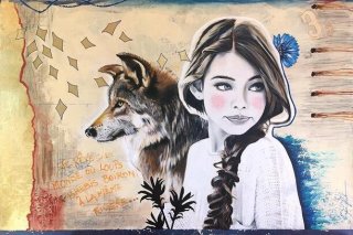 Une jeune fille et son loup