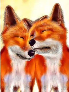 FOX-Fox Loving Couple by Alan Foxx - PoP x HoyPoloi Gallery