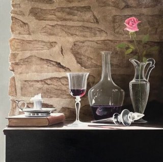 Still Life with Single Rose