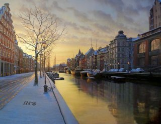 Winter Morn - Amsterdam