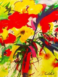 Abstract Floral Art Gockel