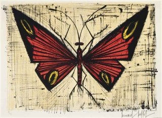 The Red Yellow Butterfly by Bernard Buffet
