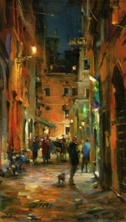 Roman Street Night