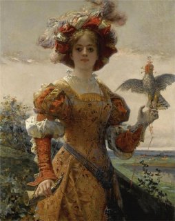 Lady with a Falcon