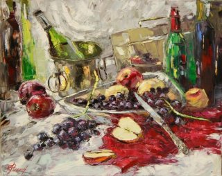 Fruit and Wine by Elena Bond