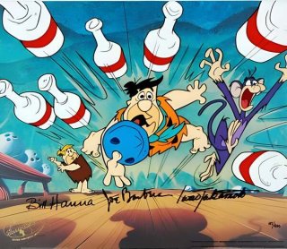 The Flintstones: Kingpin by Hanna-Barbera Studios - Hand Signed