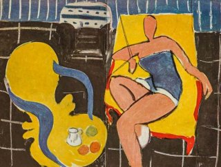 Danseuse, Fond Noir, Fauteuil Rocaille by Henri Matisse 1943