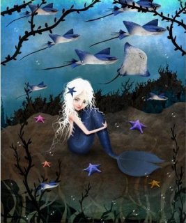 Blue Mermaid by Jessica Von Braun