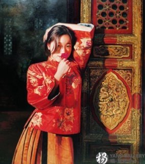 Spring Breeze in the Forbidden City by Jiang Guofang