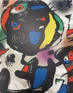 Litografia Original V by Joan Miro