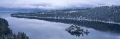Winter Reflection Panorama, Emerald Bay