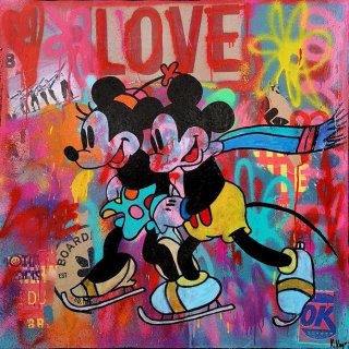Mickey & Minnie Patinage