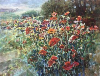 Poppies In The Wind