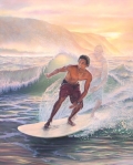 Ka Nalu Pau 'Ole (Surfer)