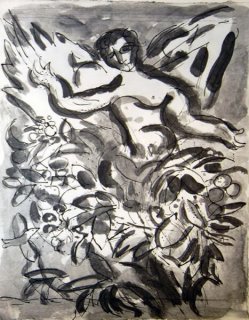 Cherubin by Marc Chagall Original Lithograph 1960
