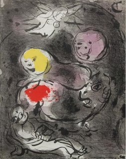 Daniel by Marc Chagall Original Color Lithograph