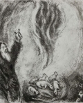 Elijahs Burnt Offering is Consumed by Marc Chagall