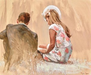 Seated Couple At Ascot