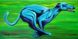 FREEDOM-Greyhound by Michelle Mardis - PoP x HoyPoloi Gallery