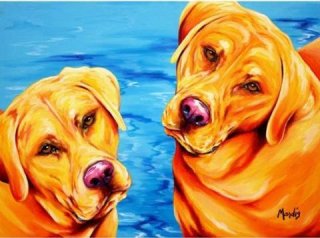 SEEING DOUBLE 2-Labs by Michelle Mardis - PoP x HoyPoloi Gallery