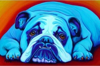 WINSTON-English Bulldog by Michelle Mardis - PoP x HoyPoloi Gallery