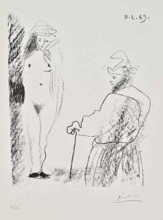 Nude with Gentleman (B.1464)