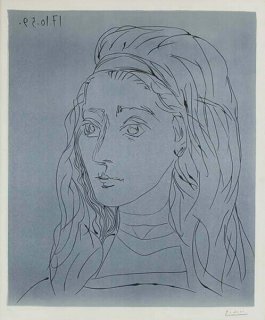 Portrait de Jacqueline, 1959 (B.923)