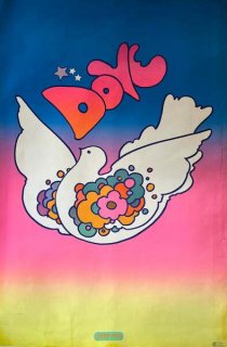 Dove by Peter Max 1968 Original Poster