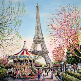 Jardin du Trocadero Carousel, Paris
