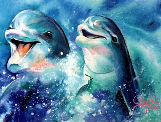 Smiling Dolphins