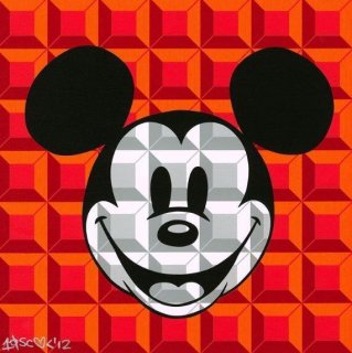 8-Bit Block Mickey, Red