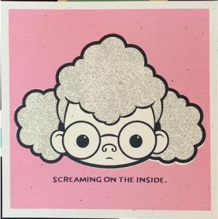 SCREAMING ON THE INSIDE - Paper Print by Terribly Odd - PoP x HoyPoloi Gallery