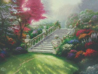 Stairway To Paradise By Thomas Kinkade