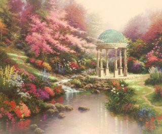 The Garden of Prayer By Thomas Kinkade
