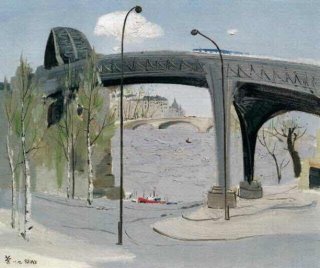 Seine Bridge by Wu Guanzhong