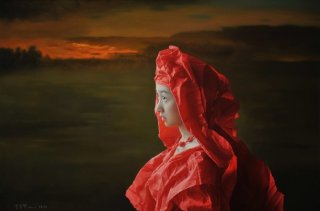 Red Paperbride Sunset by Zeng Chuanxing